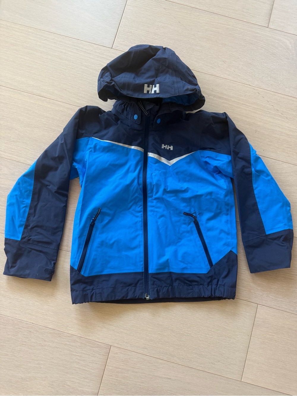 Helly Hansen Blue & Navy Hooded Jacket (9)